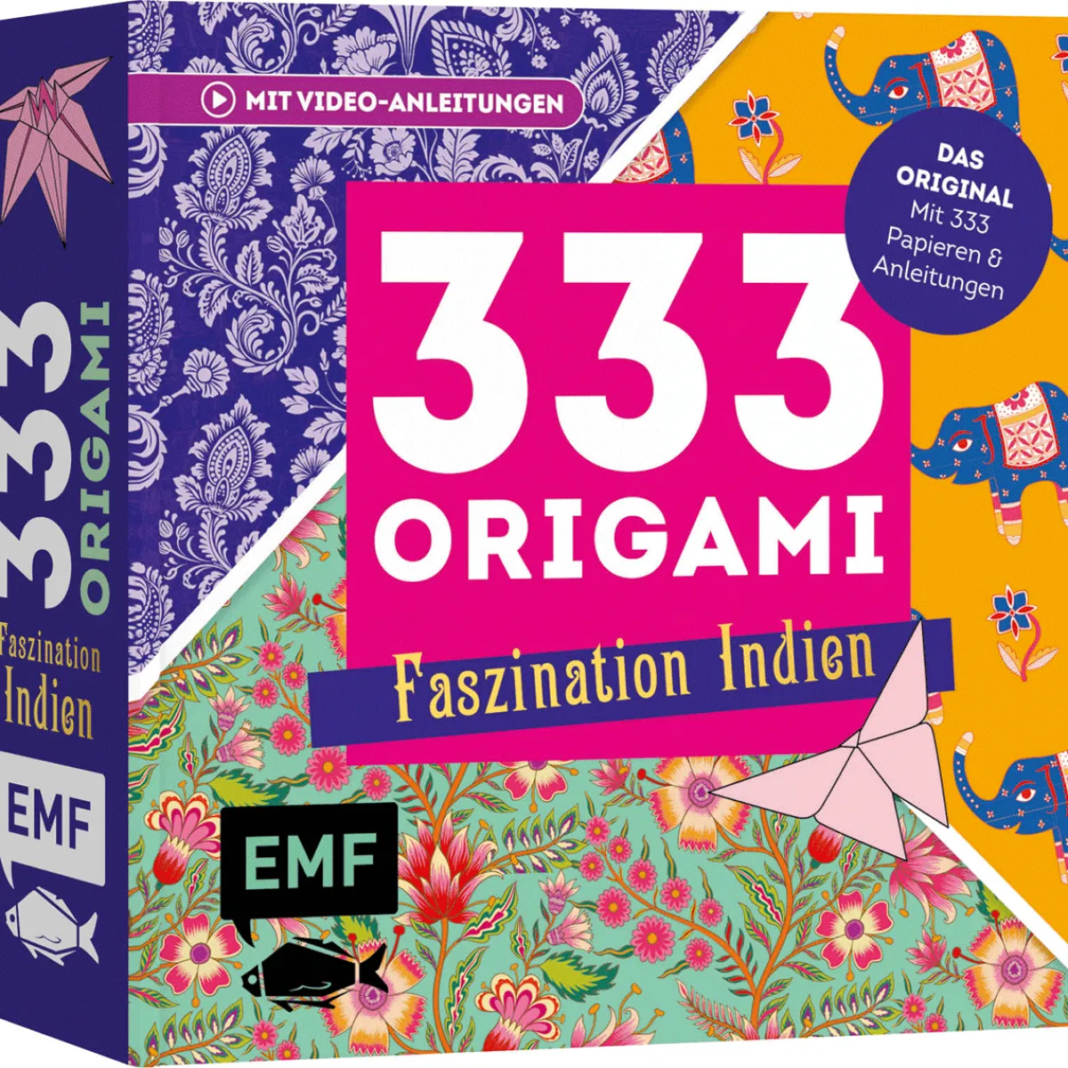 Waschbär 333 Origami - Faszination Indien: Opulente Musterpapiere falten. Online