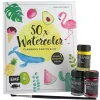 Waschbär 50 x Watercolor. Starter-Set inkl. 3 Farben und Pinsel. Outlet