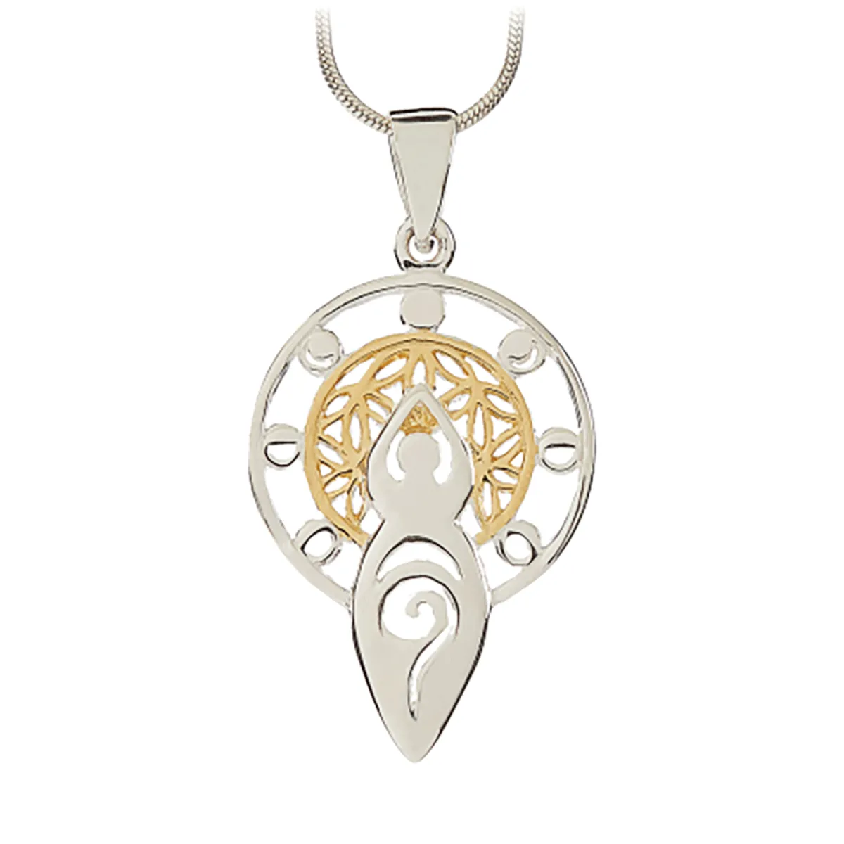 Waschbär Anhänger „Mondgöttin” New