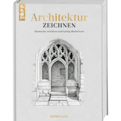 Waschbär Architektur zeichnen: Bauwerke zeichnen und farbig illustrieren. Outlet