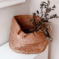 Waschbär Aufbewahrungskorb aus Jute. Sale