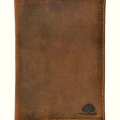 Waschbär Ausweisetui aus Vintage-Leder, antikbraun. Best