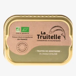 Waschbär Bergforellen in Olivenöl, Bio.