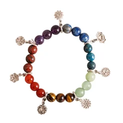 Waschbär Chakra-Armband „Edelsteine“ Clearance