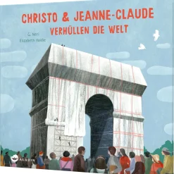 Waschbär Christo & Jeanne-Claude verhüllen die Welt. Bilderbuch. Hot