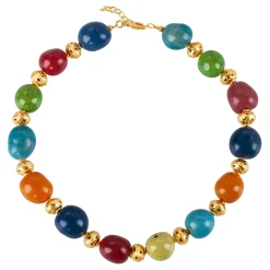 Waschbär Collier »Strahlende Farbigkeit«. New