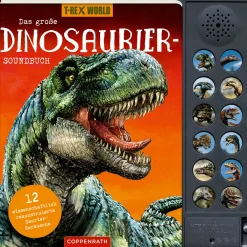 Waschbär Das große Dinosaurier-Soundbuch. 12 wissenschaftlich rekonstruierte Saurier-Geräusche. Clearance