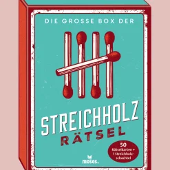 Waschbär Die große Box der Streichholzrätsel.
