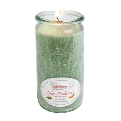 Waschbär Duftkerze »Zirbe-Weihrauch«. Clearance