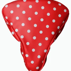 Waschbär Fahrrad-Sattelschoner Polka Dots. Discount