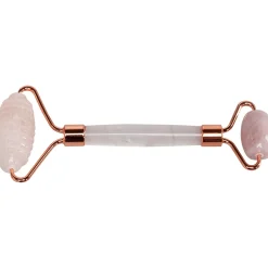 Waschbär Gesichtsroller Rosenquarz.