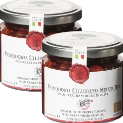 Waschbär Getrocknete Bio-Kirschtomaten in Olivenöl, 2er-Set. New