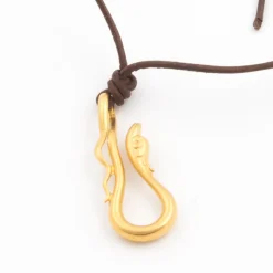 Waschbär Goldkette Schlangenmotiv. Sale