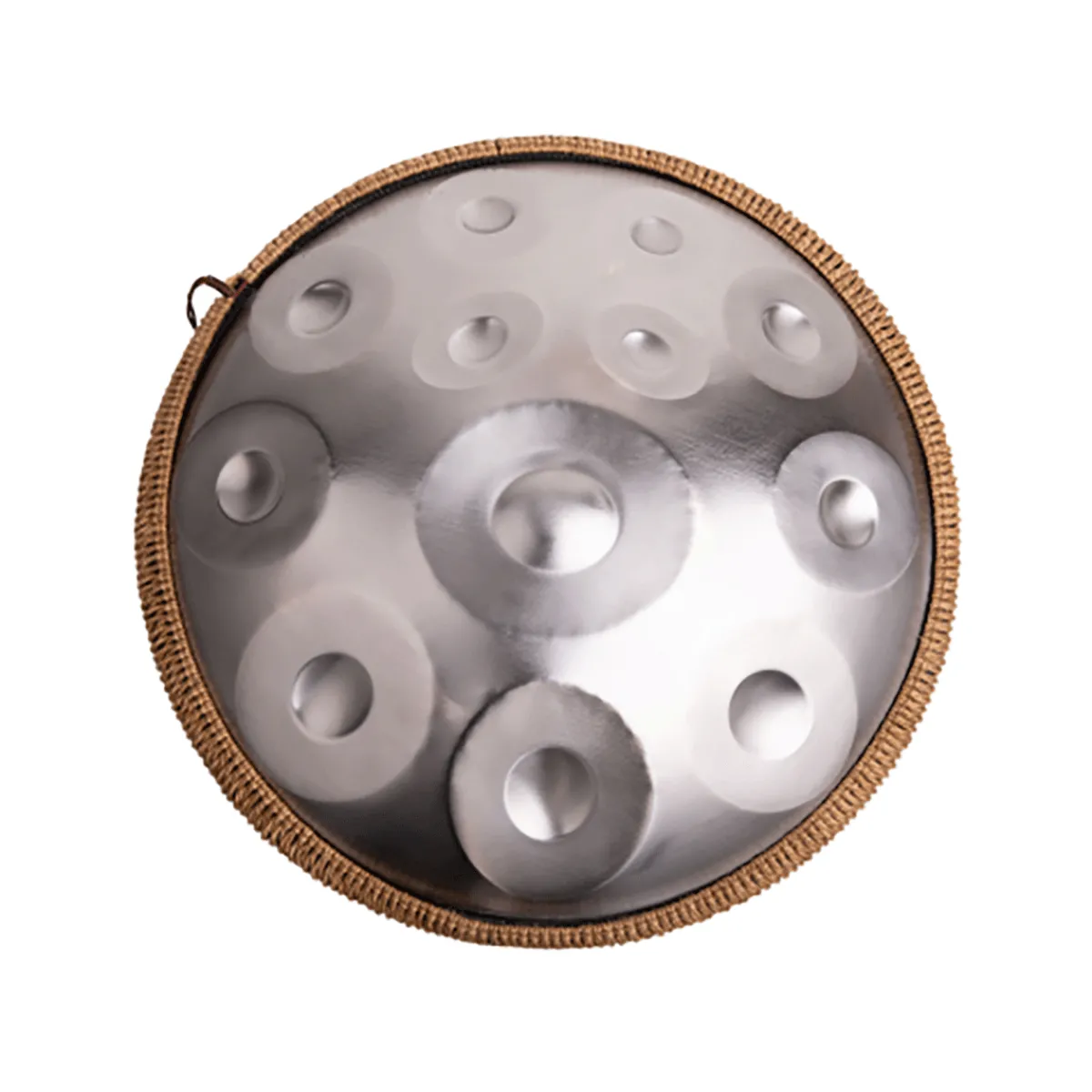 Waschbär Handpan 12 Töne, Silber Discount