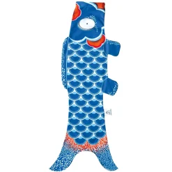 Waschbär Koinobori »Ozeanblau«.