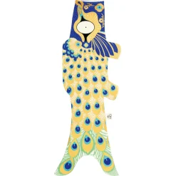 Waschbär Koinobori »Pfau«. Hot