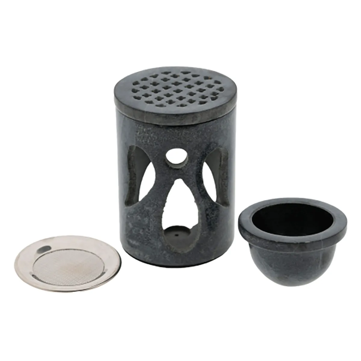 Waschbär Kombistövchen für Räucherwerk und Aromaöle „Engel - Fülle“ Best