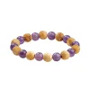 Waschbär Kraftarmband Palo Santo mit Amethyst Clearance