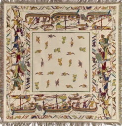 Waschbär Kunstvolles Tuch »Teppich von Bayeux«, Schiffe. Online