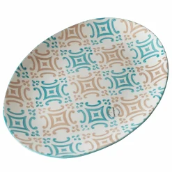 Waschbär Ovaler Keramik-Teller groß. Sale