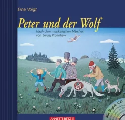 Waschbär Peter und der Wolf. Buch + CD.