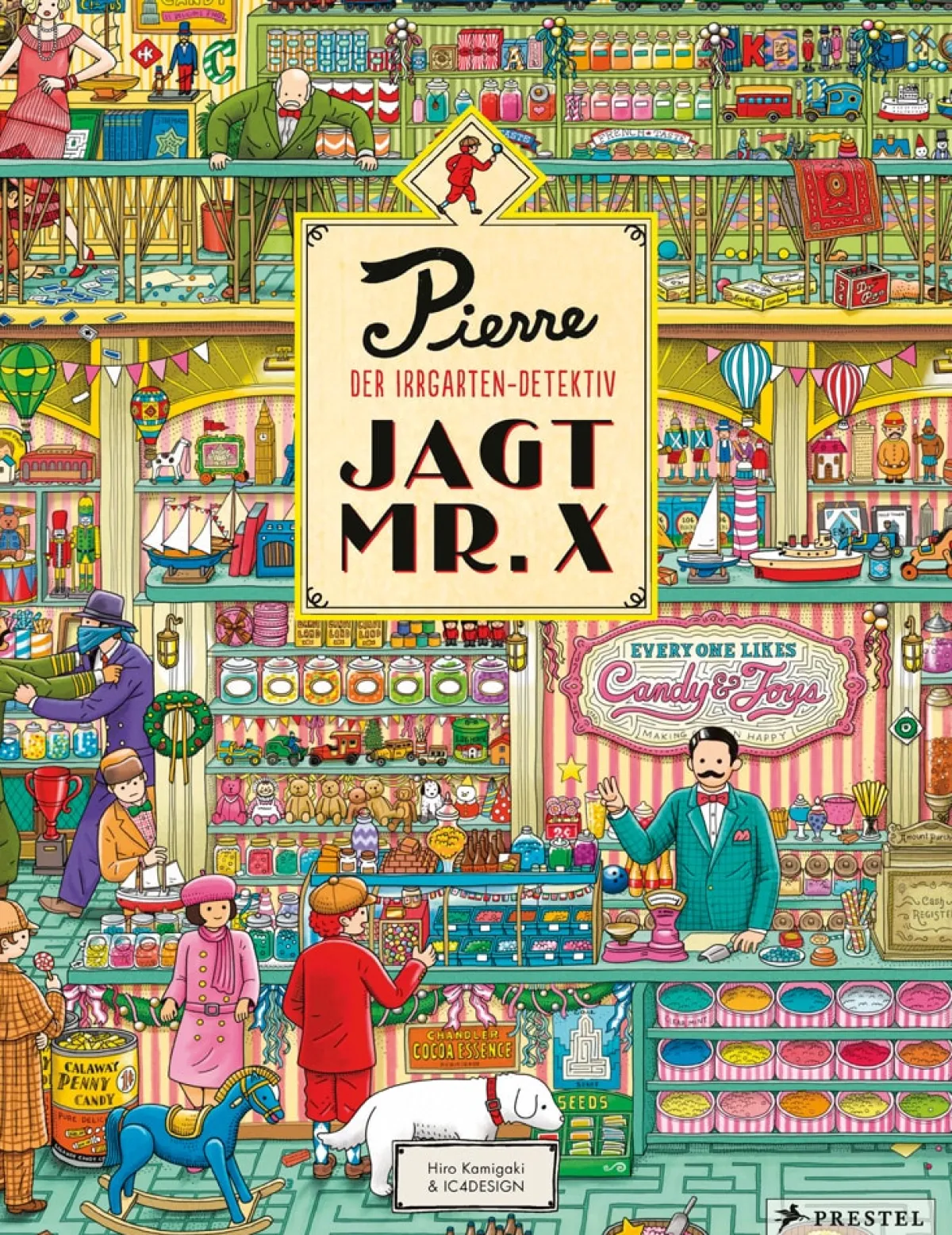 Waschbär Pierre, der Irrgarten-Detektiv, jagt Mr. X.