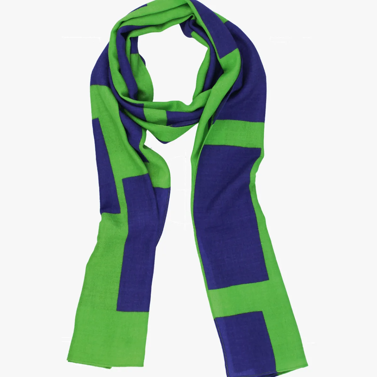 Waschbär Schal »Color Blocking« in Lila und Grün. Sale