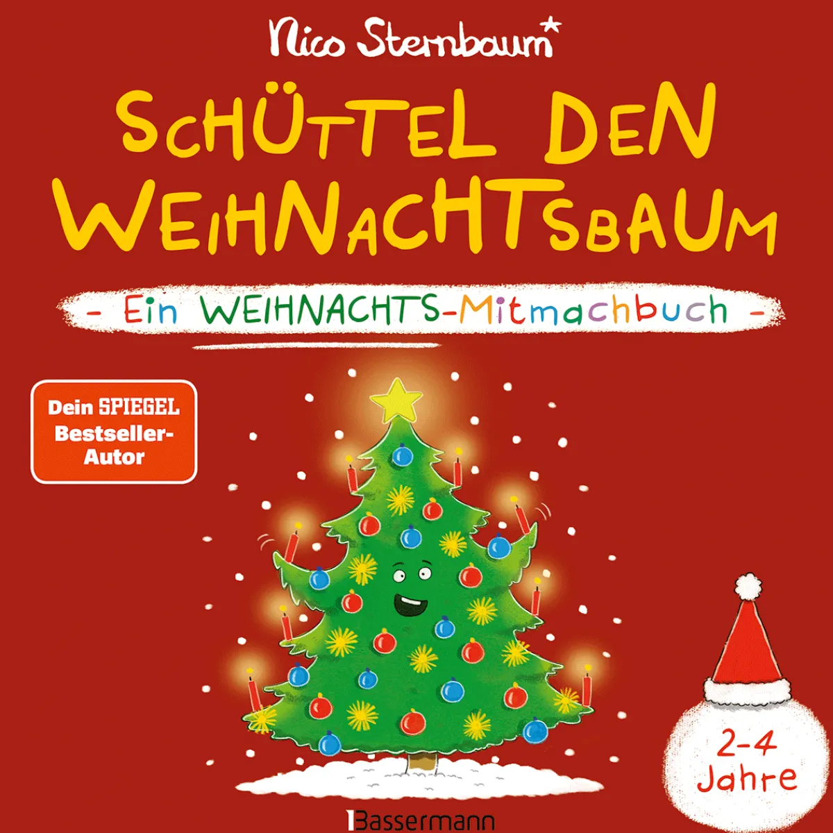 Waschbär Schüttel den Weihnachtsbaum. Ein Weihnachts-Mitmachbuch. New