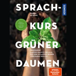 Waschbär Sprachkurs grüner Daumen. New