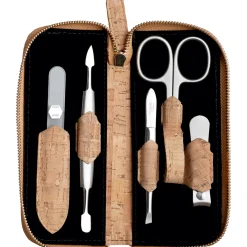 Waschbär 5-teiliges Manikürset in Korketui. Hot