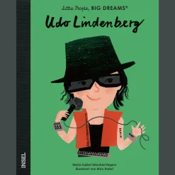 Waschbär Udo Lindenberg. Little People, Big Dreams. Deutsche Ausgabe. Outlet