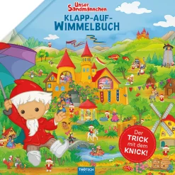 Waschbär Unser Sandmännchen Klapp-auf-Wimmelbuch Pappenbuch. Outlet