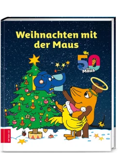 Waschbär Weihnachten mit der Maus. Clearance