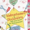 Waschbär Weihnachtsstern und Glockenklang, bald schon kommt der Weihnachtsmann.