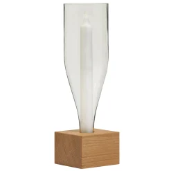 Waschbär Windlicht aus Weinflasche »Vino«. Outlet