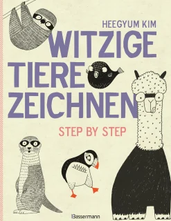 Waschbär Witzige Tiere zeichnen. Sale