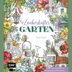 Waschbär Zauberhafter Garten. 50 verwunschene Motive zum Ausmalen und Entspannen.