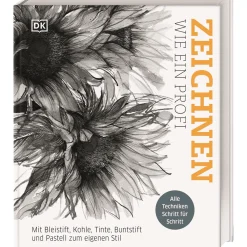 Waschbär Zeichnen wie ein Profi. Mit Bleistift, Kohle, Tinte, Buntstift und Pastell zum eigenen Stil. Alle Techniken Schritt für Schritt. Umfassende Zeichenschule. New