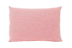 Waschbär Zirbenkissen, rotweiß kariert. Best